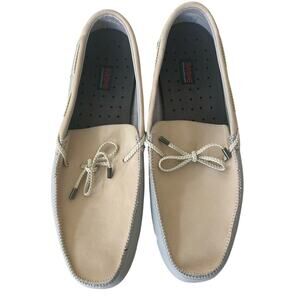 Swims Men's Beige Rubber Boat Shoes